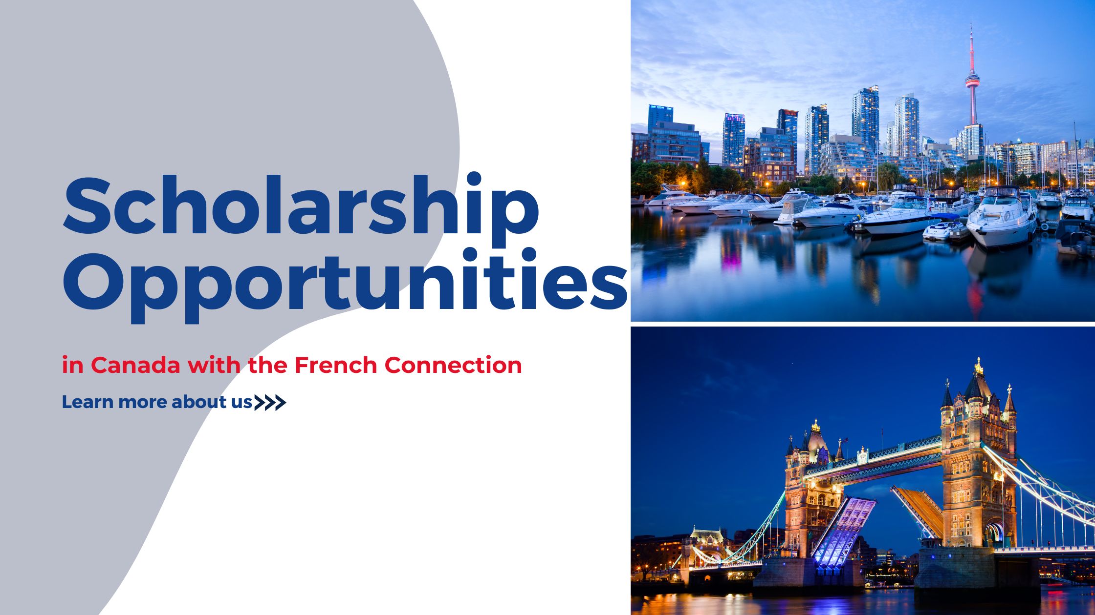 Scholarship Opportunities in Canada with the French Connection