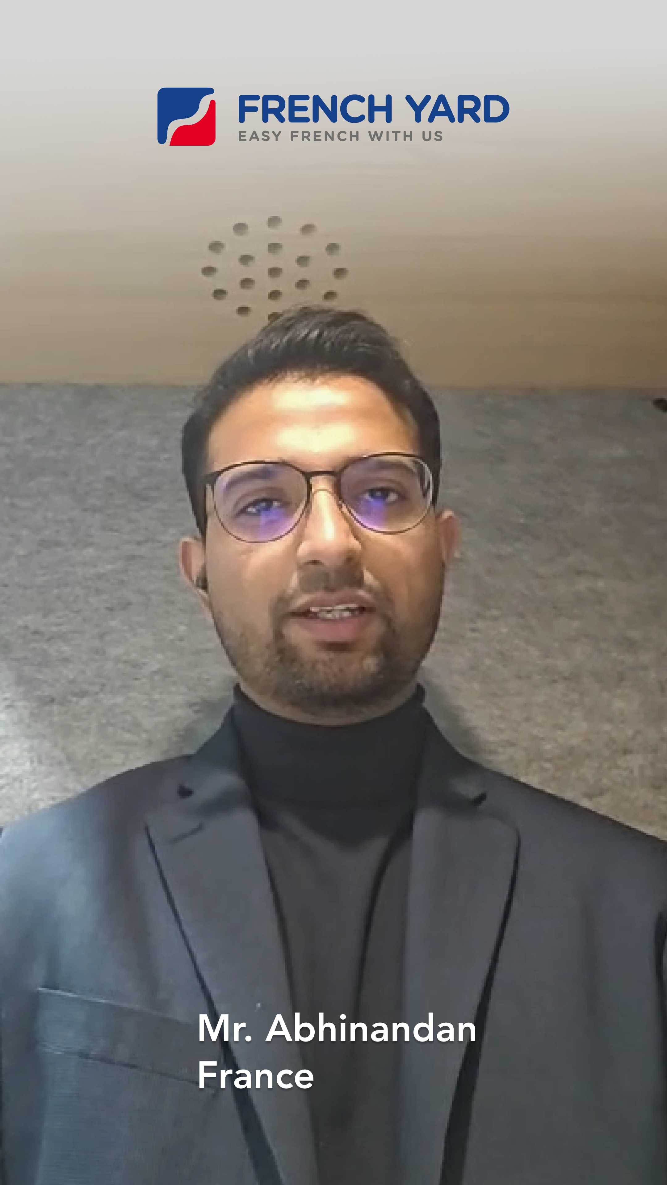 Abhindan testimonial video front