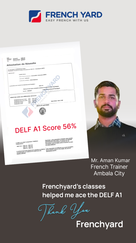 Student DELF A1 Result