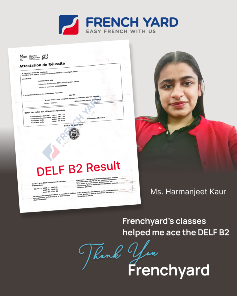 Student DELF B2 Result