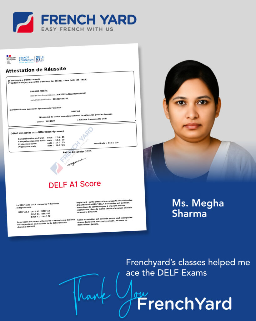 Student DELF A1 Result